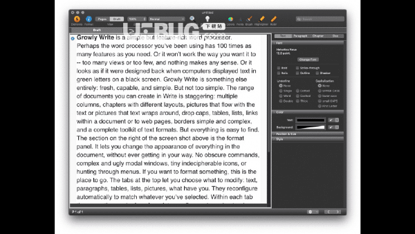 Growly Write(写作排版软件)v2.3.5 MacOS免费版