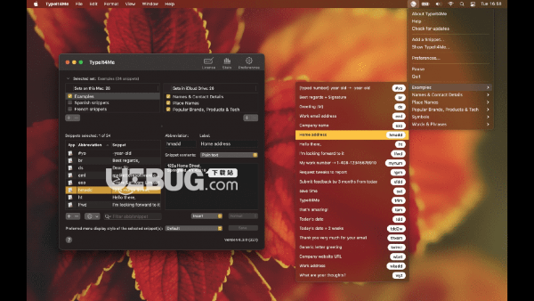 TypeIt4Me(快捷输入工具)v6.3.4 MacOS免费版