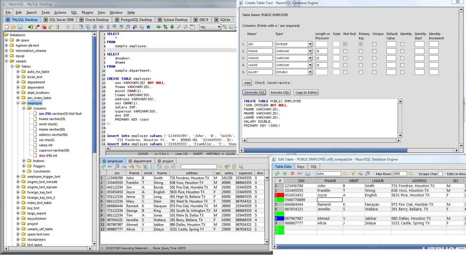 Richardson Software RazorSQL下载