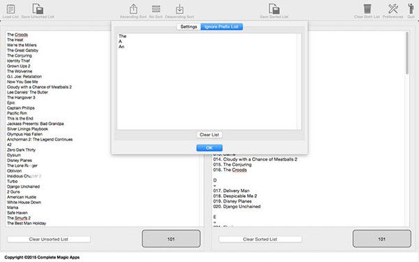 Magic Sort List(文档编辑软件)v3.3.4 MacOS免费版【4】