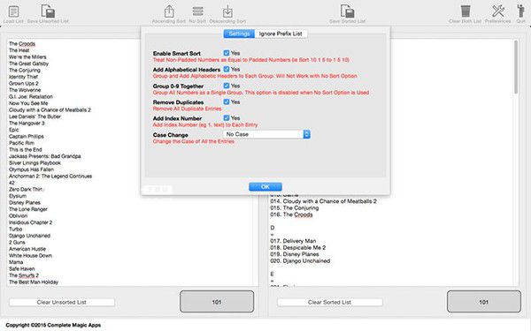Magic Sort List(文档编辑软件)v3.3.4 MacOS免费版【2】