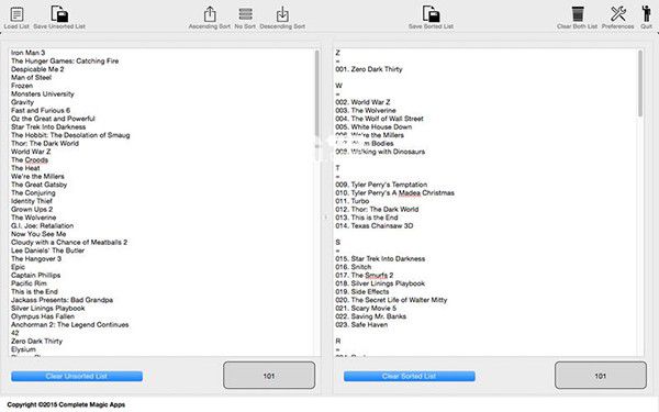 Magic Sort List(文档编辑软件)v3.3.4 MacOS免费版【3】