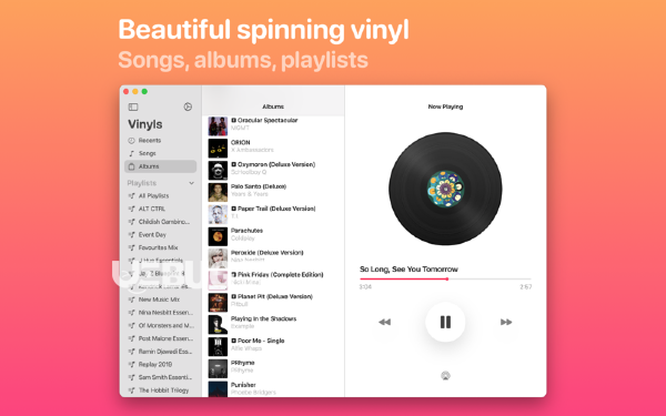 Vinyl‪s(音乐播放器)v1.0.13 Mac版【2】