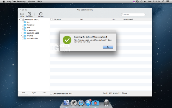 Any Data Recover‪y Mac版