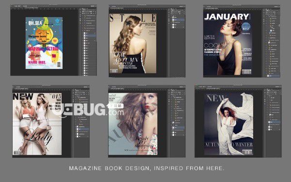 Magazine PSD file desig‪n Mac版