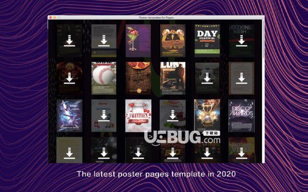 Poster templates(模板设计软件)v1.5 Mac版【2】