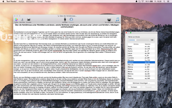 Text Reader(文本朗读软件)v1.3 Mac版【2】