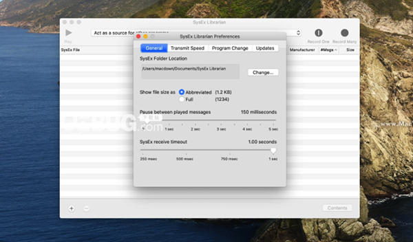SysEx Librarian(SysEx文件库管理工具)v1.4.1 MacOS免费版【3】