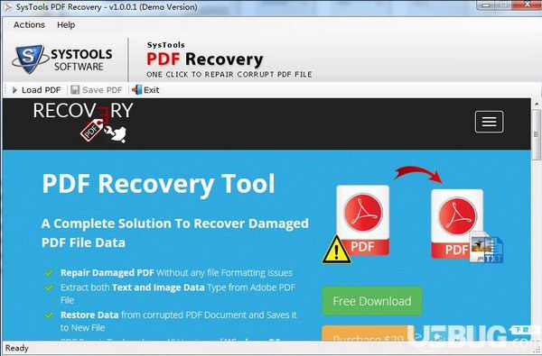 SysTools PDF Recovery(PDF修复软件)