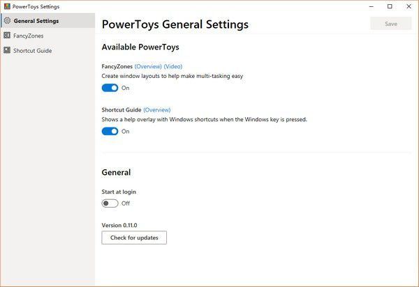 Win10 Power Toys(微软增强工具集)v0.11.0官方版【2】