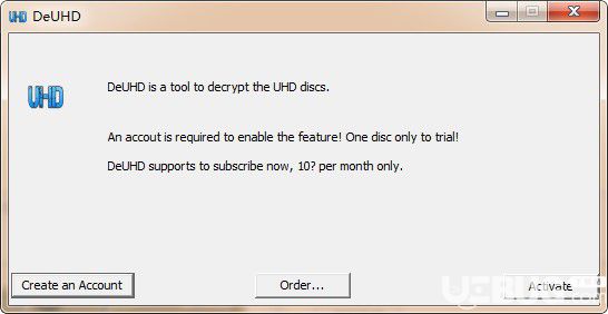 DeUHD(蓝光视频处理软件)v2.0.0.0官方版