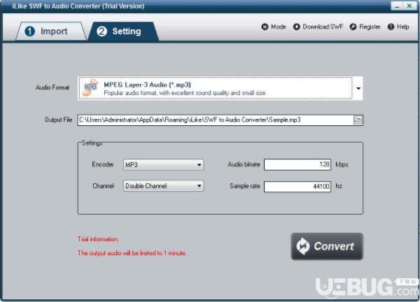 iLike SWF to Audio Converter v2.8官方版【3】