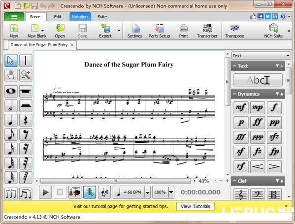 Crescendo Music Notation Editor(乐谱编辑软件)