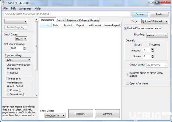 CSV2QIF