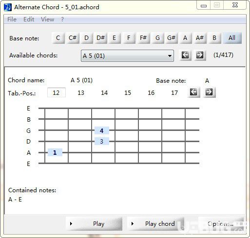 Alternate Chord(乐谱和弦软件)