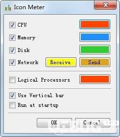 Icon Meter(任务栏监控软件)