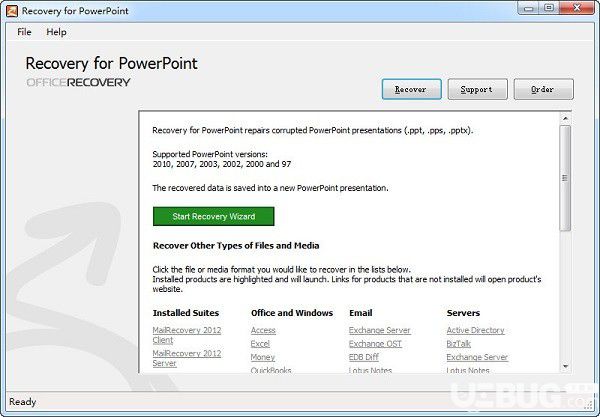 Recovery for PowerPoint(PPT文件恢复工具)
