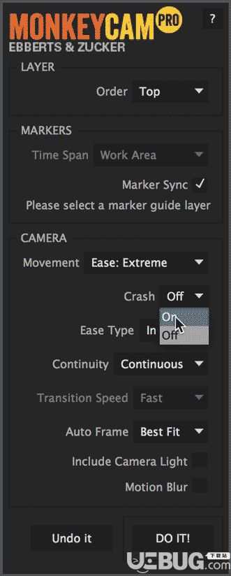 MonkeyCam Pro(摄像机动画运动控制AE脚本)v1.01官方版【2】