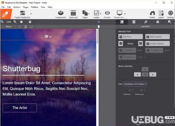 Responsive Site Designer(网站设计软件)