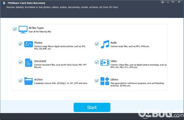 7thShare Card Data Recovery(内存卡数据恢复软件)