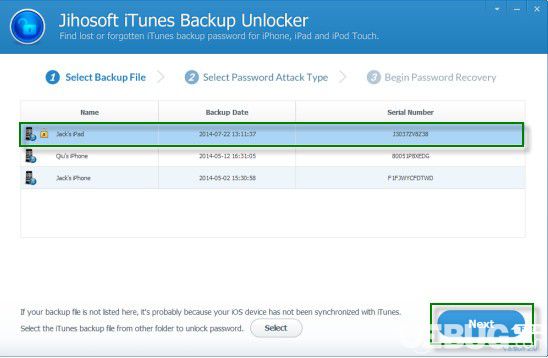 Jihosoft iTunes Backup Unlocker(iTunes备份解锁器)