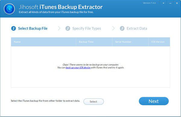 Jihosoft iTunes Backup Extractor(iTunes备份提取器)