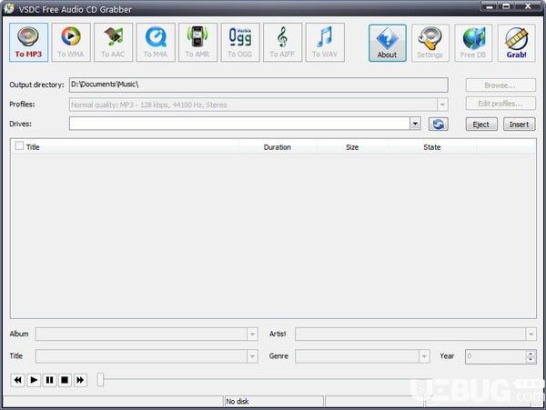 VSDC Free Audio CD Grabber(音频CD采集软件)