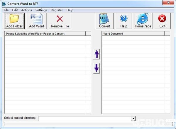Convert Word to RTF(Word转RTF软件)