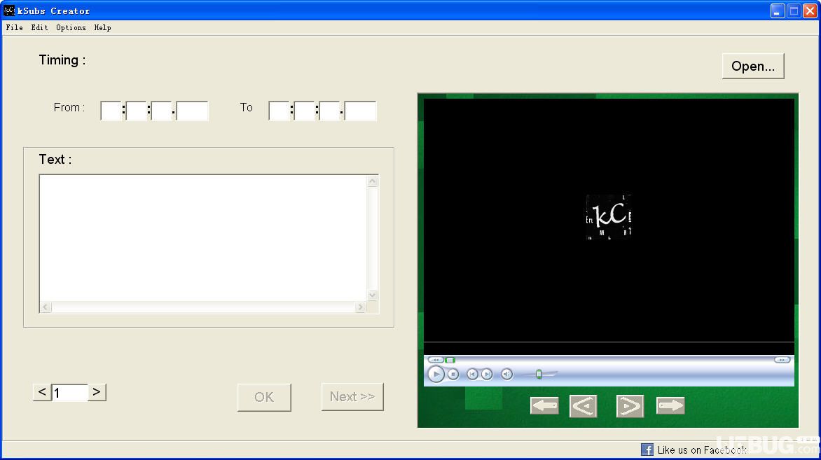 KSubs Creator(srt字幕制作软件)