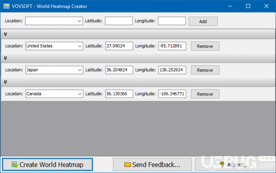 VovSoft World Heatmap Creator下载