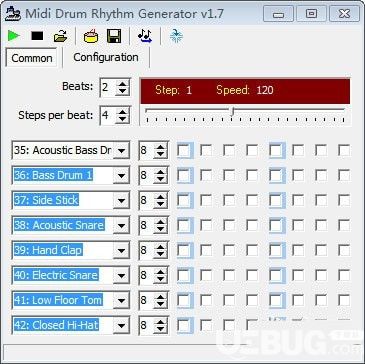 Midi Drum Rhythm Generator(架子鼓节拍器)