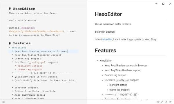 HexoEditor(Markdown编辑器)