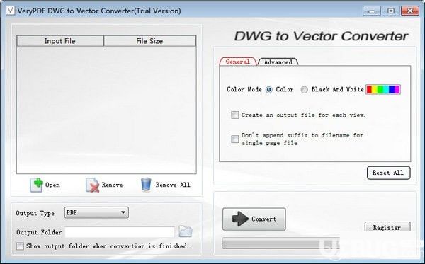 VeryPDF DWG to Vector Converter(Cad图纸转换器)