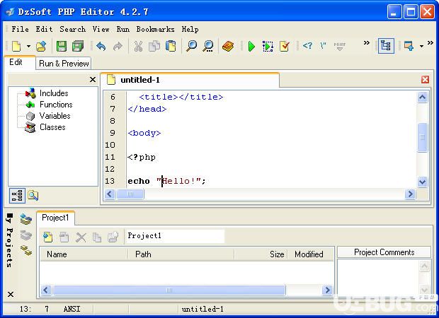 PHP程序编辑器 DzSoft PHP Editor 4.2.7.6 破解版