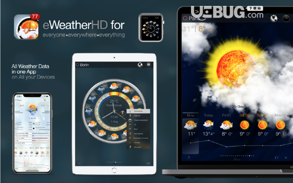 eWeather H‪D(天气预报软件)v3.16 Mac版【3】