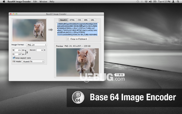Base64 Image Encode‪r v2.0 Mac免费版【2】