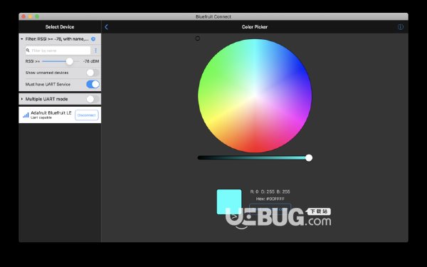 Bluefruit Connect(蓝牙管理软件)v3.6.2 Mac版【3】