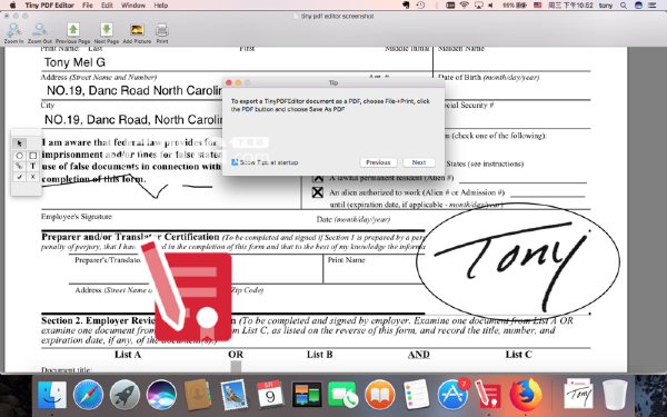 Tiny PDF Editor(PDF签名软件)v1.3.6 Mac版【2】
