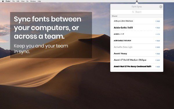 Font Sync(字体管理软件)v1.1.5 Mac版【2】