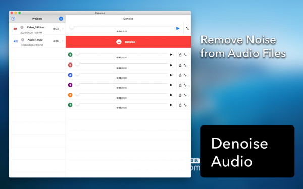 Denoise Audio(音频降噪工具)v1.0 Mac版【2】