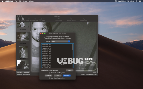 JPEG4web(图片压缩软件)v1.9.0 Mac版【2】