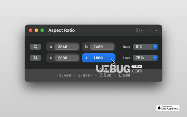 Aspect Ratio X(三分法计算器)v2.0.1 Mac版【3】