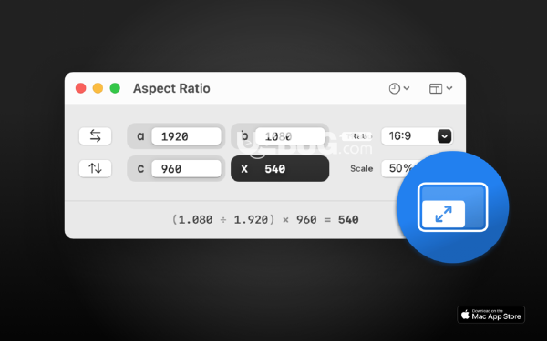 Aspect Ratio X(三分法计算器)v2.0.1 Mac版【2】