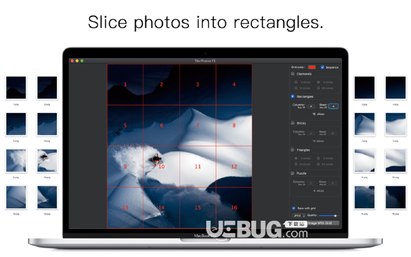 Tile Photo FX(图片分割软件)v4.0 Mac版【2】