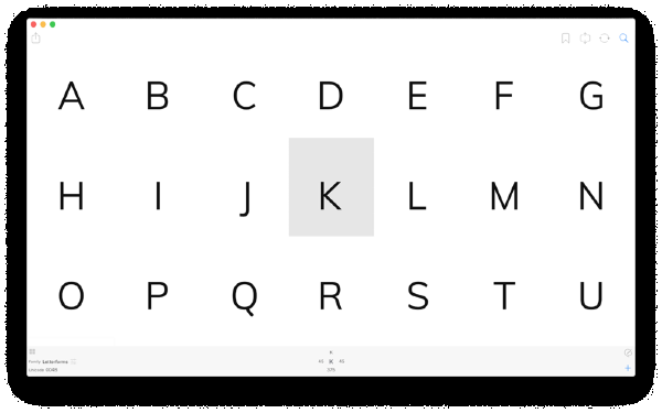 Letterforms(字体设计软件)v1.0.0 Mac版【2】