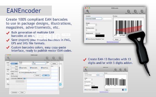 EANEncoder(EAN条形码生成器)v1.5 Mac版【2】