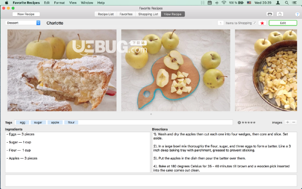 Favorite Recipes(食谱软件)v1.1 Mac版【2】