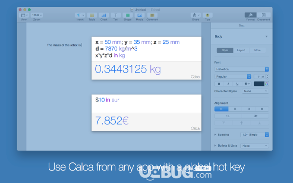 Calca(符号计算器)v1.5.1 Mac版【2】