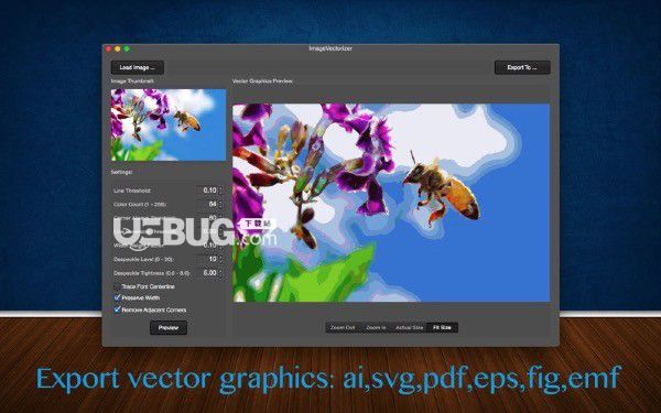 Image2Vector(图片转矢量图软件)v2.10 Mac版【3】