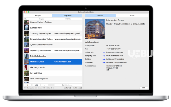 Business Contact Book(通讯录软件)v4.0.5 Mac版【2】